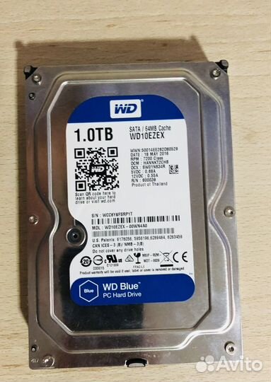Жесткий диск WD blue 1TB HDD