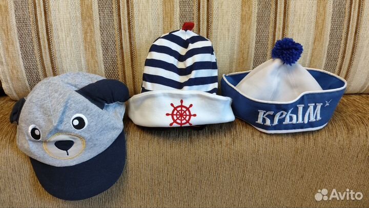 Панама детская новая кепка бейсболка морячок лето