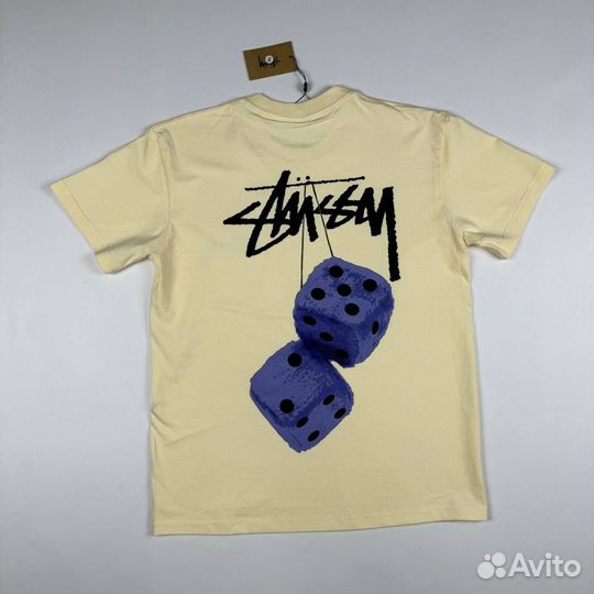 Stussy футболка (черные,белые, молочные)