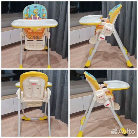 Стульчик для кормления chicco polly