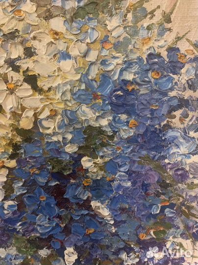 Картина холст масло 60х80 в раме, Гурар Л.И