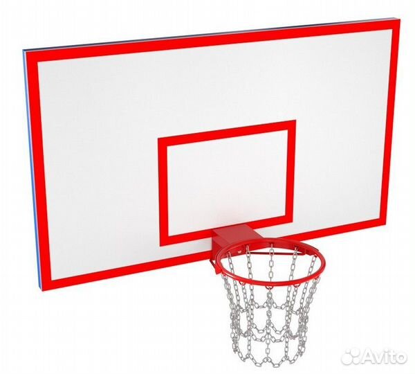 Игровой антивандальный щит с антивандальным кольц