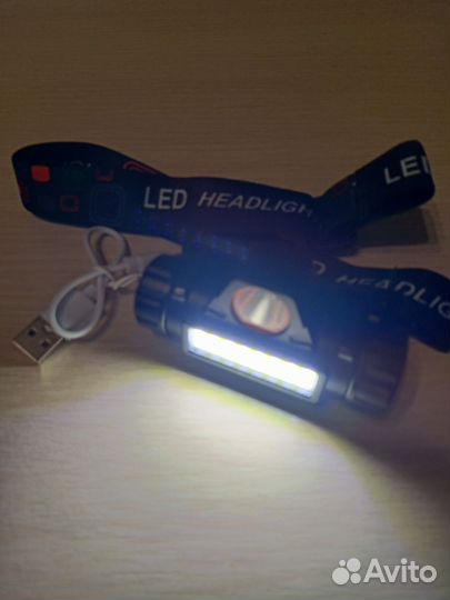 Мощный налобный фонарь