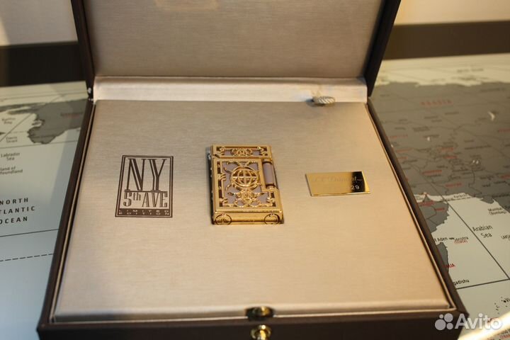 Редкая зажигалка S.T. Dupont NY 5th avenue