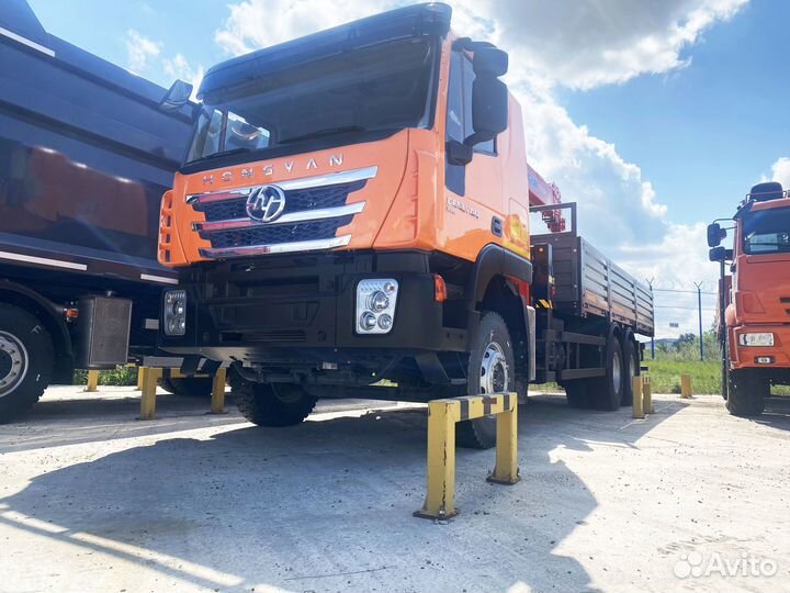IVECO-Hongyan CQ3346HV39D с КМУ, 2023
