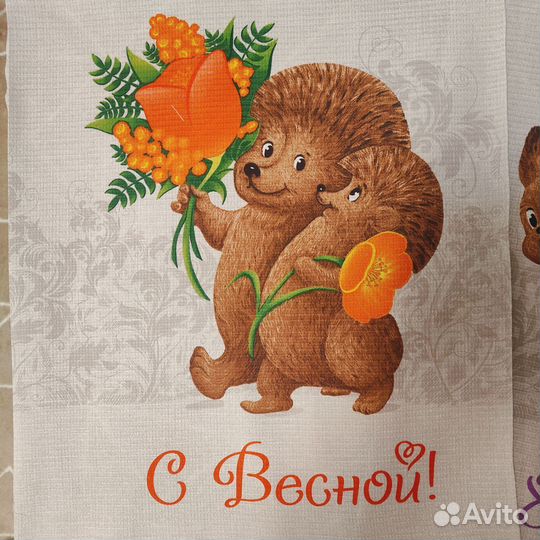 Кухонные полотенца вафельные