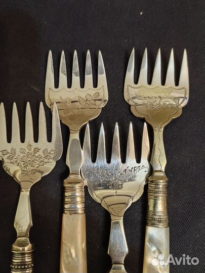 Вилка перламутр винтаж