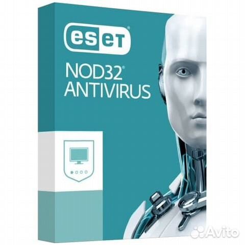 Eset Nod32 Antivirus 1,2,3,4,5 пк 1 Год ключ
