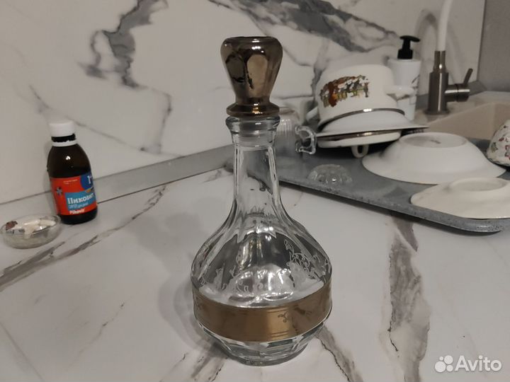 Графин флора с гравировкой