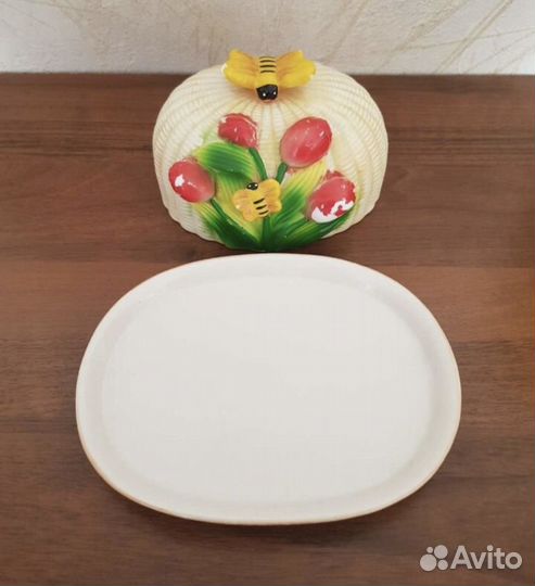 Масленка керамическая