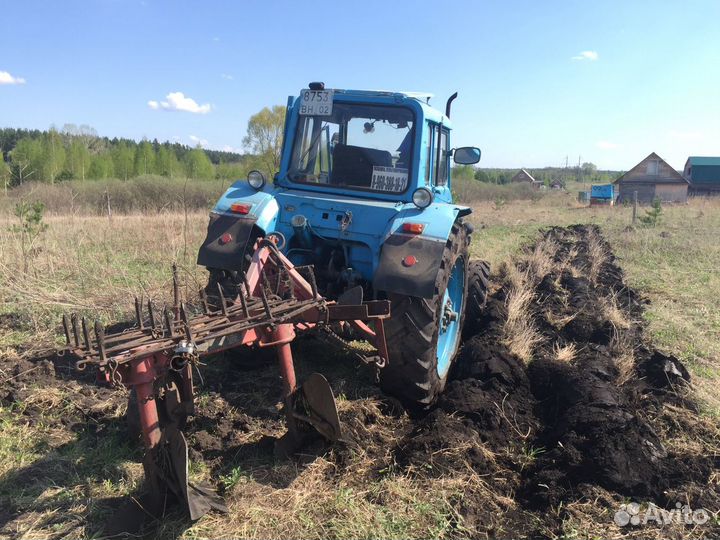 Вспашка плуг фреза