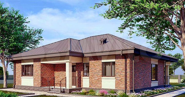 Дом 108 м² на участке 6,3 сот.