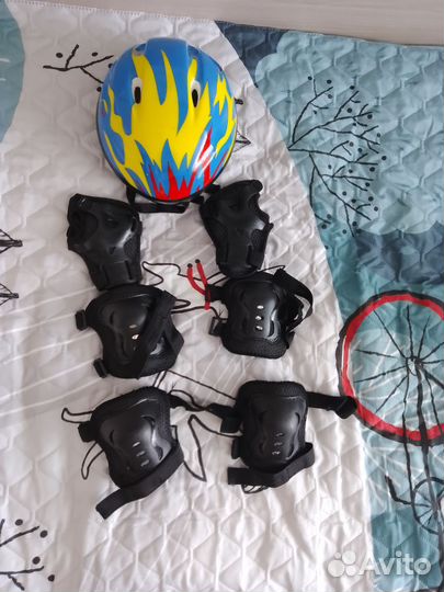 Комплект защиты для велосипеда. Детский