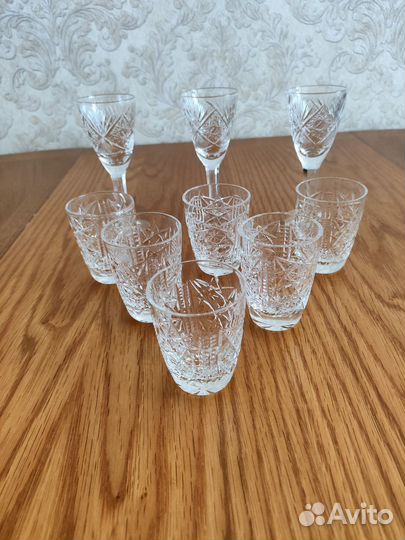 Хрустальные рюмки СССР
