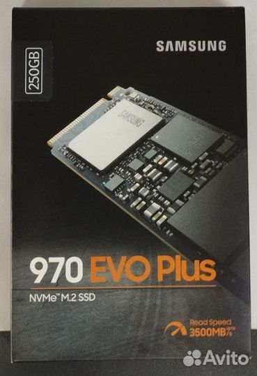 Новые SSD M.2 Samsung 970 Evo Plus 250гб