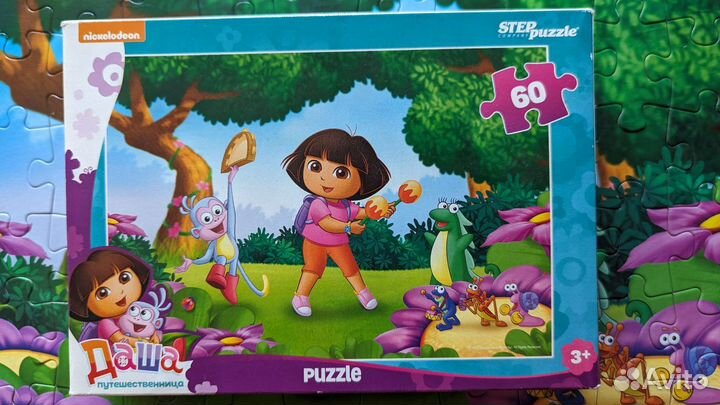 Пазлы для детей. Даша путешественница. 60 деталей