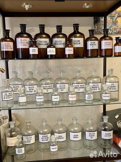 Штанглас банки аптечные с притертыми крышками