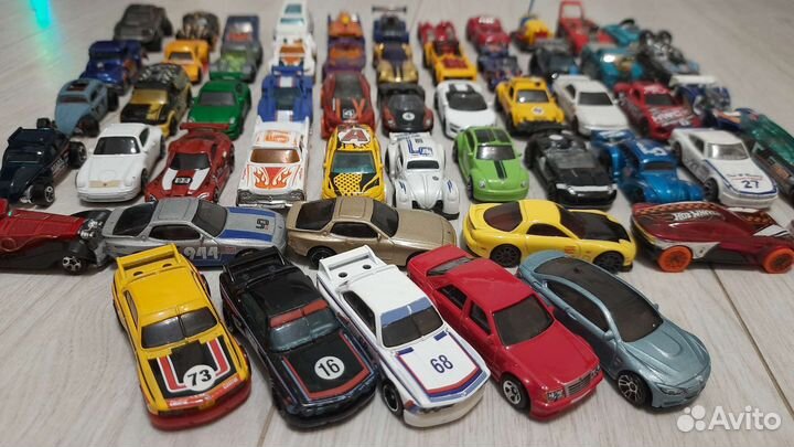 Набор 6. модельки Hot wheels 55 шт