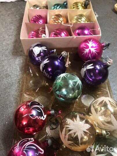 Елочные игрушки СССР