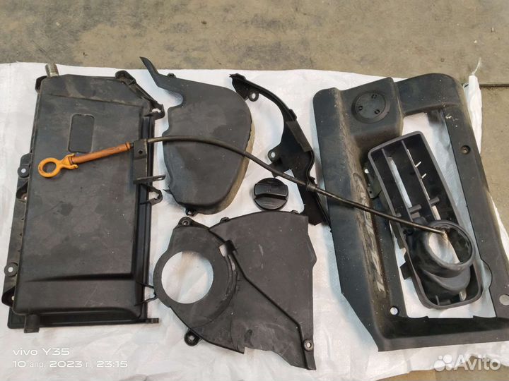 Пластик для мотора golf 4 bca