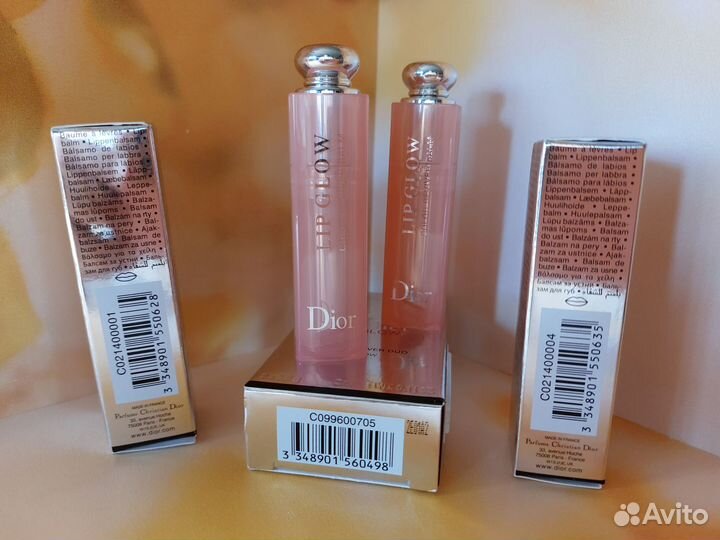 Бальзам для губ Dior addict lip glow набор 2 в 1