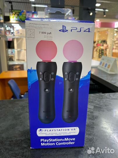PS4 комплект move Twin pack бу