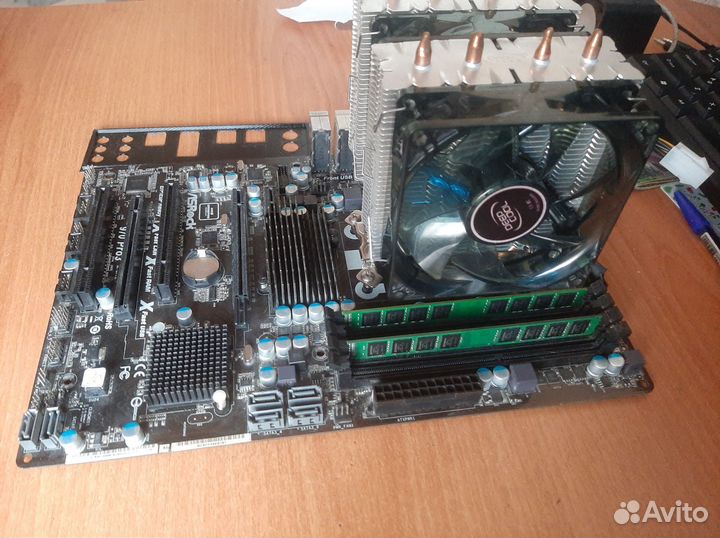 Asrock 970m pro3+fx8320+16gb 1600озу