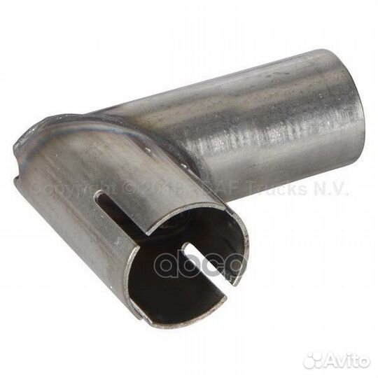 Трубка выхлопная отопителя угол D24 DAF CF/XF