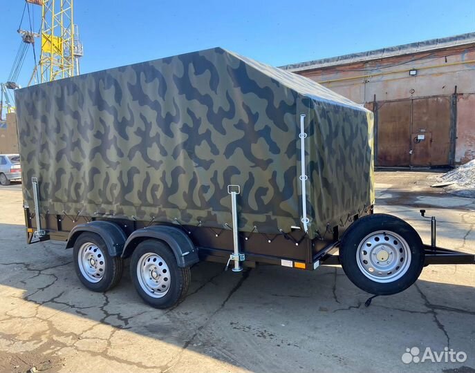 Прицеп легковой двухосный 2.5х1.5 усиленный