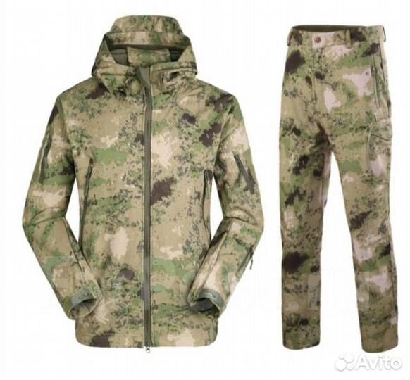 Костюм softshell на флисе Мох