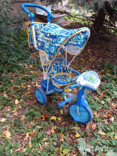 Велосипед с родительской ручкой