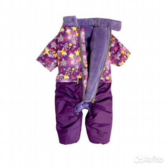 Теплый комбинезон на меху для собак