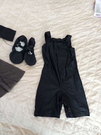 Купальник гимнастический и балетки