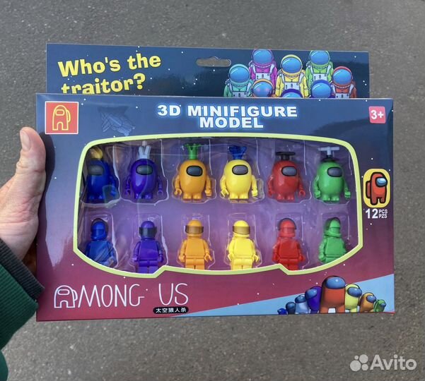 Фигурки Лего Амонг Ас 12 в 1 / новые