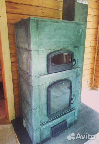 Печь-камин натуральный камень Remi 1