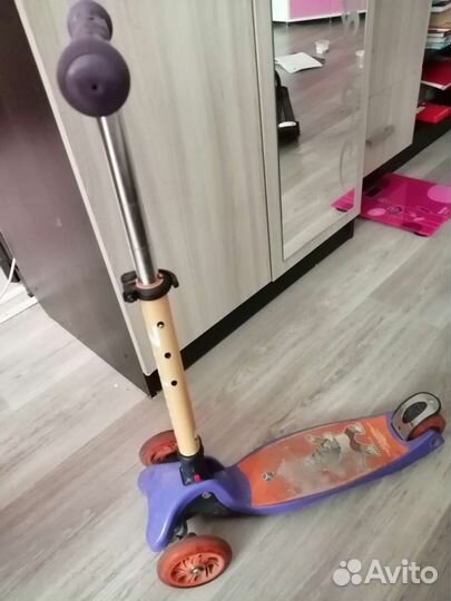 Самокат детский трехколесный бу