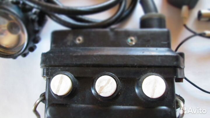 Фонарь шахтёрский, 2 зар.устр. и запчасти