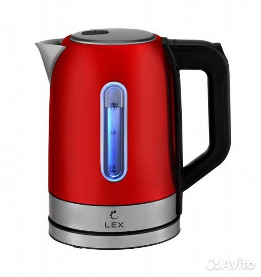 Чайник Lex LX 30018-4, (красный)