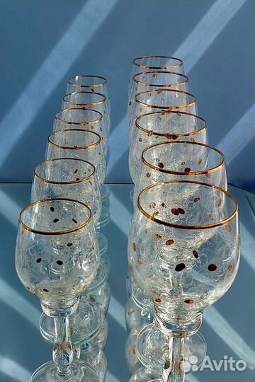 Рюмки/ фужеры Богемия, 80 е