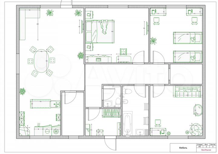 Дом 115 м² на участке 6,2 сот.