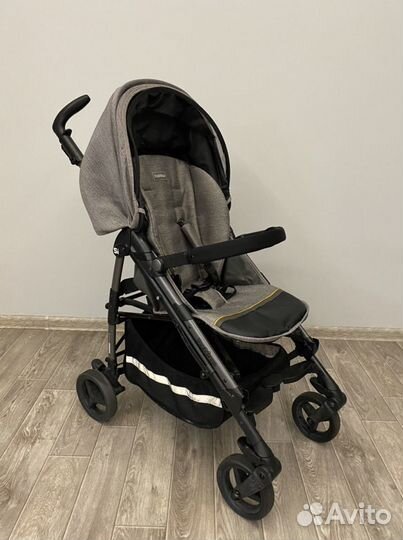 Коляска Peg perego Si luxe gray + стульчик IKEA