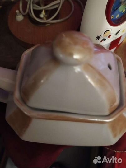 Винтаж Старый Китайский чайник 50 года