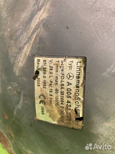 Ресивер mercedes-benz actros MP II