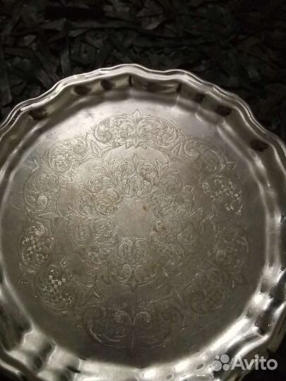 Поднос латунь с покрытием