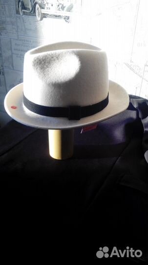 Шляпа женская Борсалино 100 шерсть