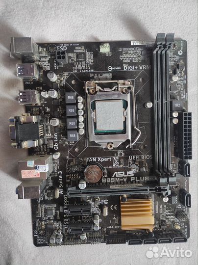 Материнская плата asus b85m-v plus