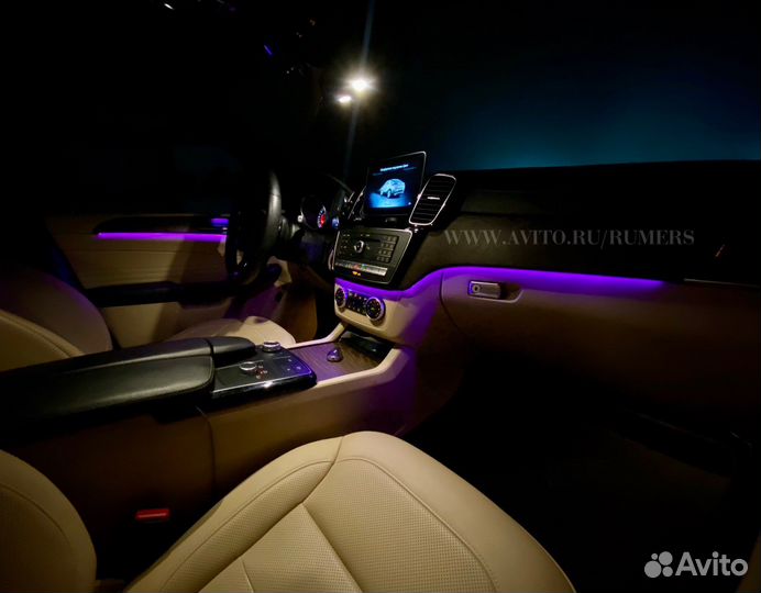 Подсветка салона для Mercedes GLE coupe C292