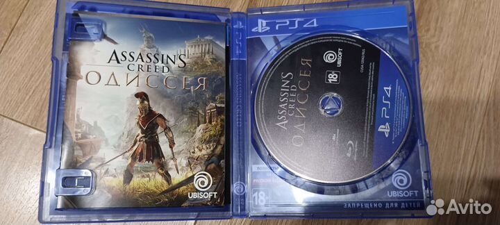 Диск Assassins creed odyssey ps4