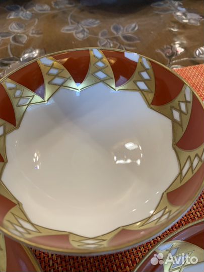 Чайное фарфоровое трио Германия Wallendorf