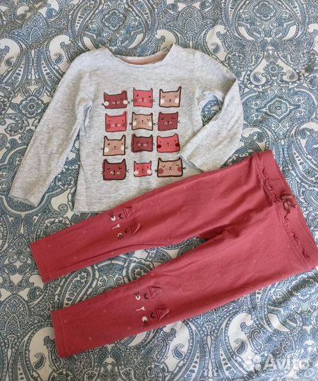 Комплект леггинсы кофта Mothercare 98